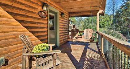Cozy Asheville-Area Cabin w/ Hot Tub & Fireplace!