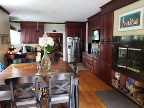 Dining - Take a break —family style. (Blue Point)