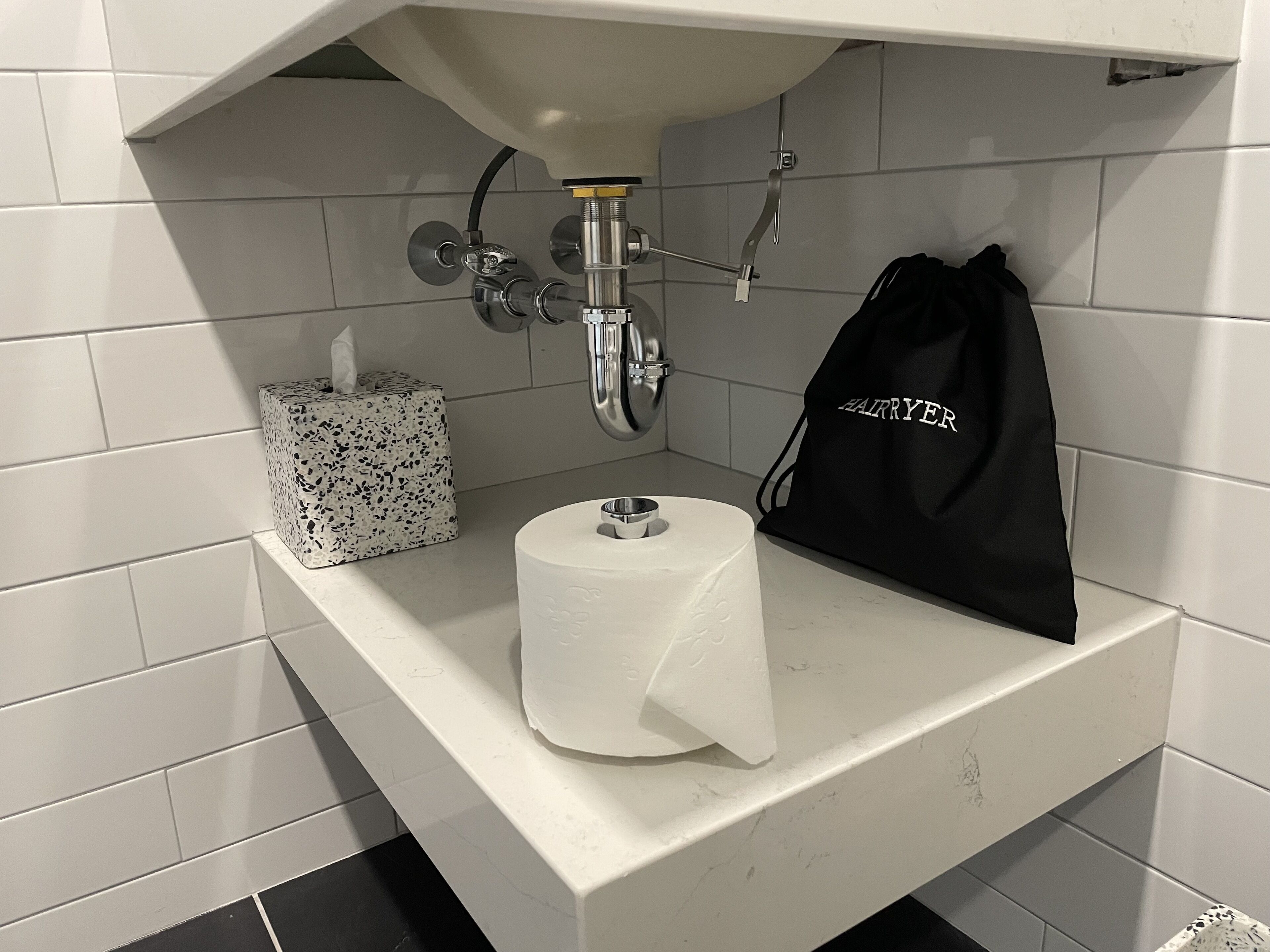 shower, rainfall showerhead, designer toiletries, hair dryer