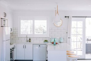 Fridge, microwave, oven, stovetop - 'Bethany Beach House' - Stunning Jervis Bay Views (Vincentia)