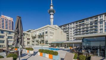 Indoor pool, a heated pool