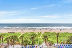 On the beach - Bay Watch 413-1BR/1BA Oceanfront Condo in North Myrtle Beach (North Myrtle Beach)