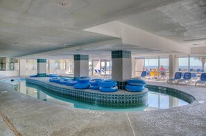 Indoor pool, outdoor pool