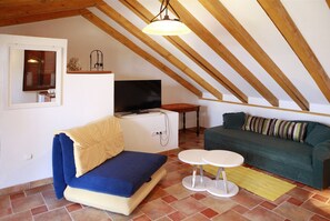 Apartment, 1 Queen Bed with Sofa bed | Living room