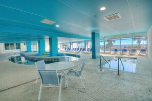 Indoor pool, outdoor pool