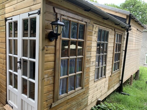 The Knapsack <br>Is a unique wooden cabin in the stunning Frome Valley walk way <br>
