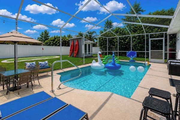 Private Heated Pool Area