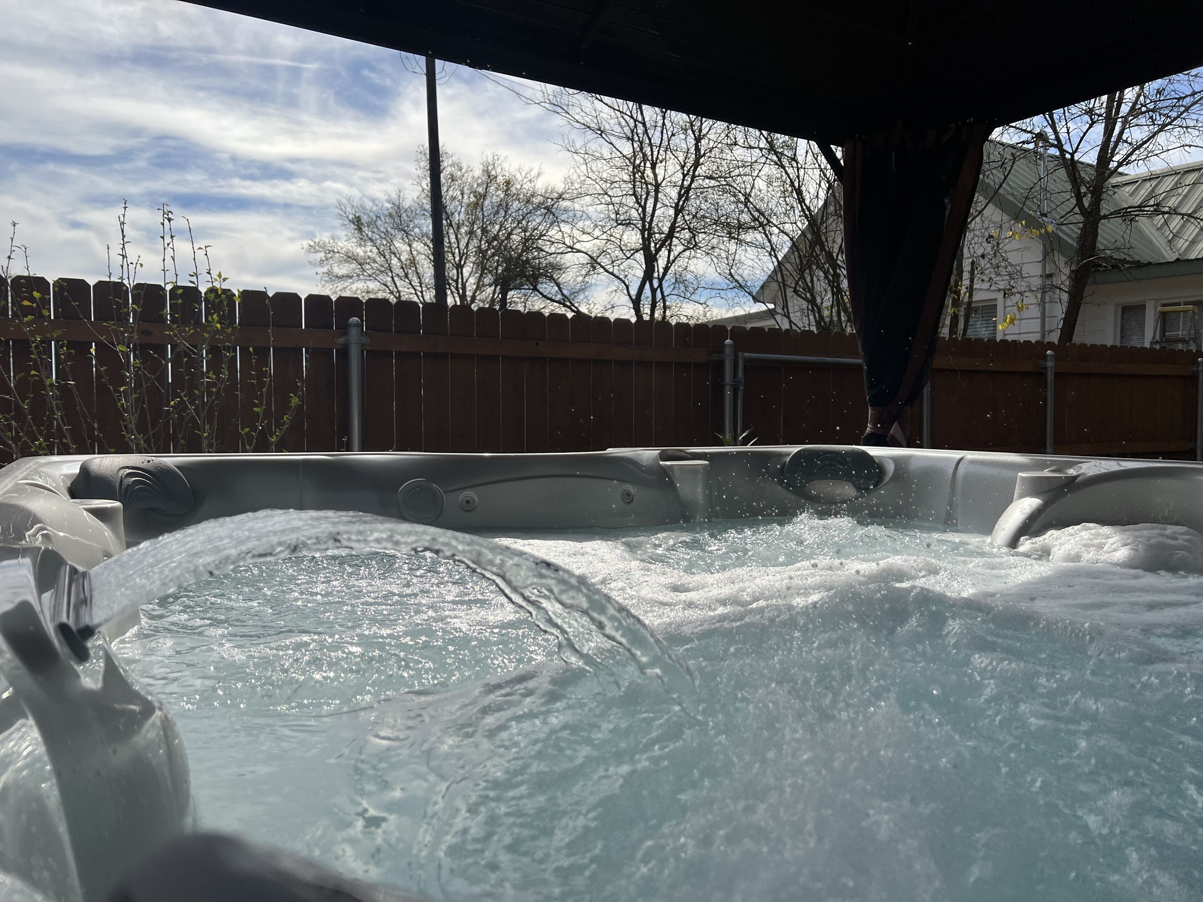 Baignoire à remous extérieure