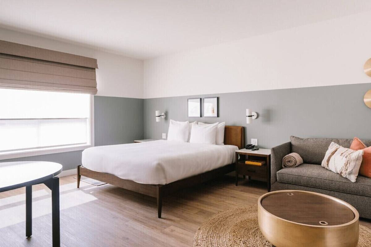 Premium bedding, memory foam beds, in-room safe, desk