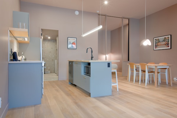 Loft, 1 King-Bett | Eigene KĂŒche