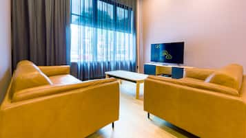 Departamento urbano | Área de sala de estar | Smart TV