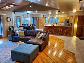 Smart TV, video games, foosball