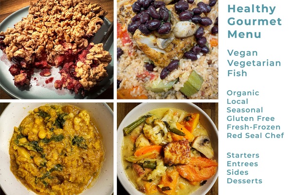 Healthy Gourmet Menu