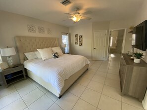 3 bedrooms, iron/ironing board, free WiFi, bed sheets