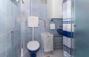 Douche, sèche-cheveux
