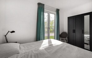 2 Schlafzimmer, Reisekinderbett, kostenloses WLAN