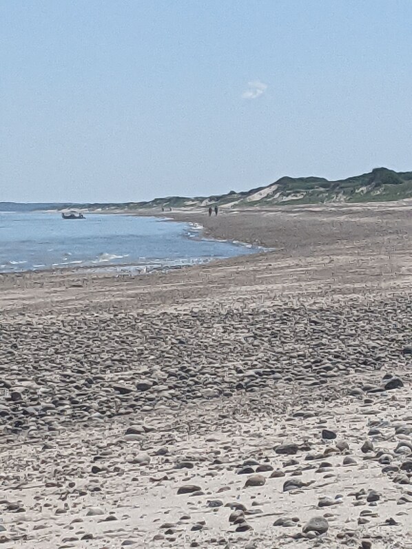 Enjoy a serene beach experience with access to the ocean.