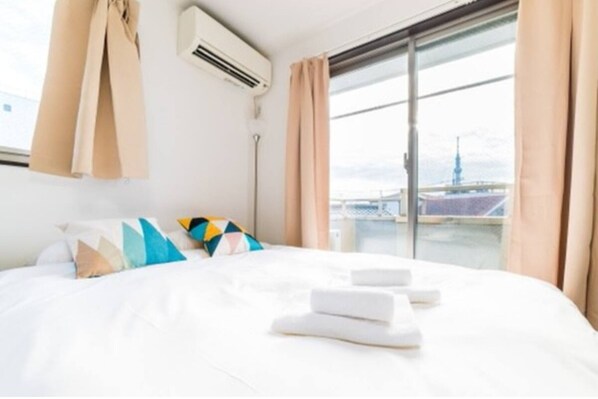 2 間睡房、書桌、免費 Wi-Fi、床單