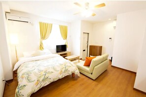 1 chambre, bureau, fer et planche à repasser, Wi-Fi gratuit