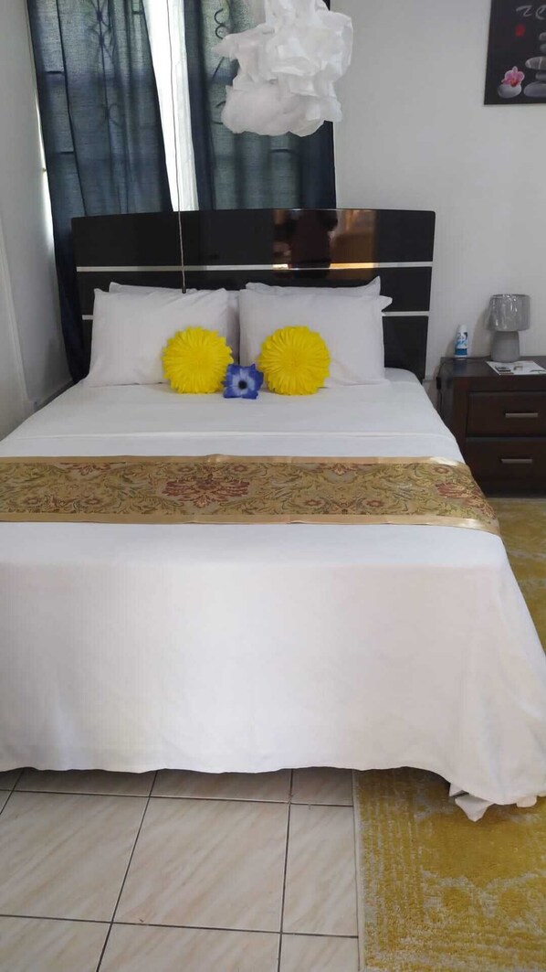 2 bedrooms, iron/ironing board, free WiFi, bed sheets - Large 2 Bedroom 2 Bathroom Apartment #4 in Roseau. Bus stops right in front! (Roseau)