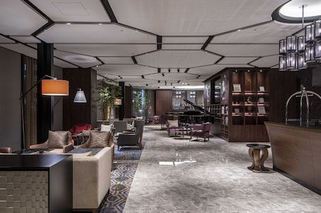 Reception. Hotel Grand Bach Tokyo Ginza