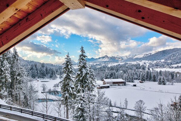 Vue depuis l’hébergement 