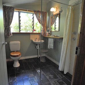 Shower, hair dryer, towels, soap - Emma Tiver Heritage Cottage -restored Miner's Cottage - step back to circa 1856 (Burra)