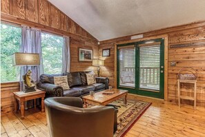 Smart TV, fireplace, table football