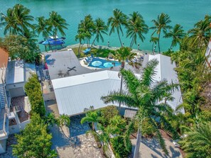 Outdoor pool, a heated pool - Serenity - 5bed/3bath single family - Large, Luxurious, Open Water View (Marathon)