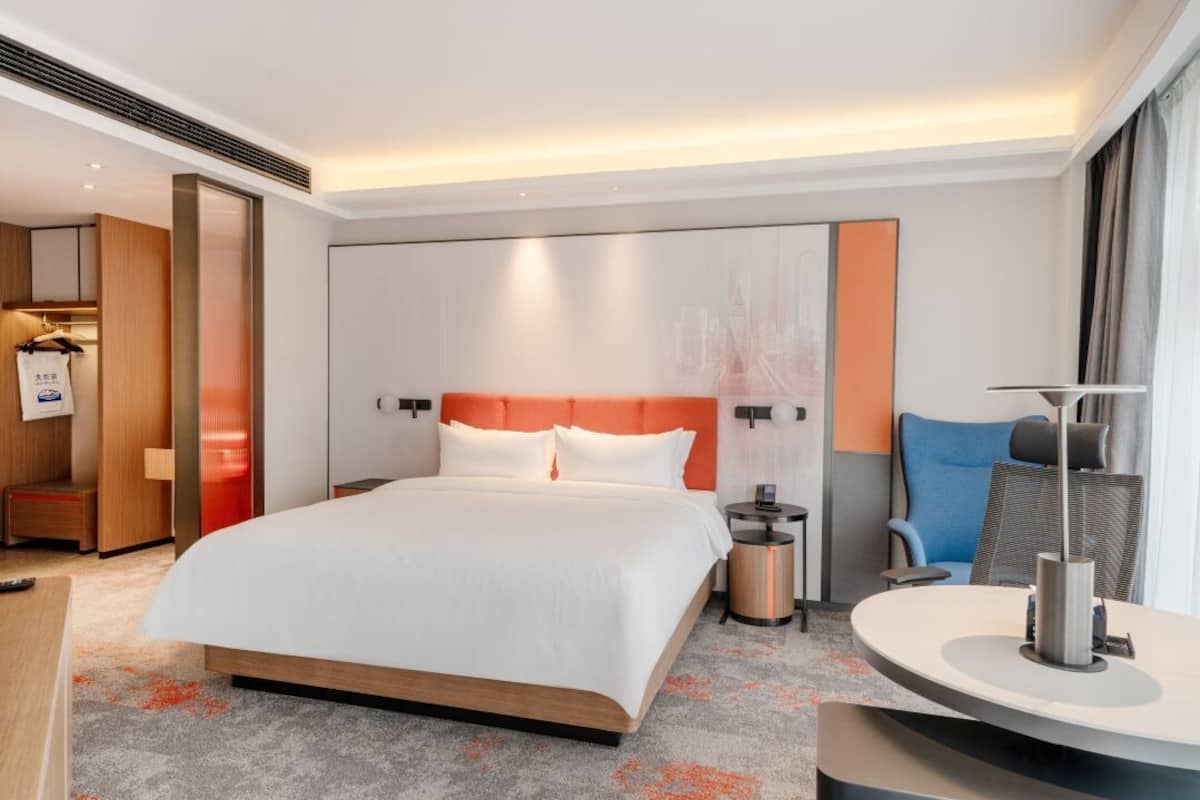 Chambre luxueuse double | Bureau, espace de travail pour ordinateurs portables