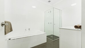 Shower, hair dryer