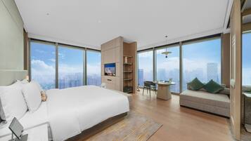 Luxe kamer | Luxe beddengoed, donsdekens, een gratis minibar, een kluis op de kamer