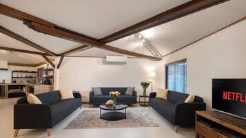 TV, video games, DVD player, stereo