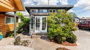 Exterior detail - Birch Bay Beach Cabana - a tiny oasis close to everything at the Bay. Pets OK (Blaine)