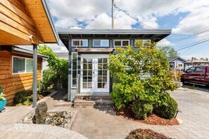 Exterior detail - Birch Bay Beach Cabana - a tiny oasis close to everything at the Bay. Pets OK (Blaine)