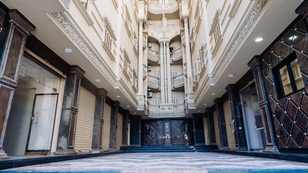 Interior entrance