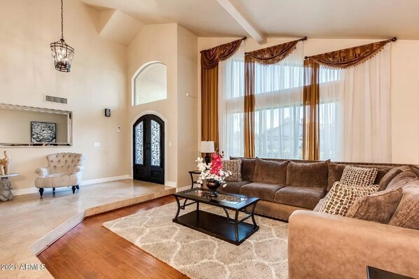 Fireplace - Home on a great North South Corner Lot (Scottsdale)