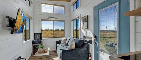 Smart TV, ping pong, books