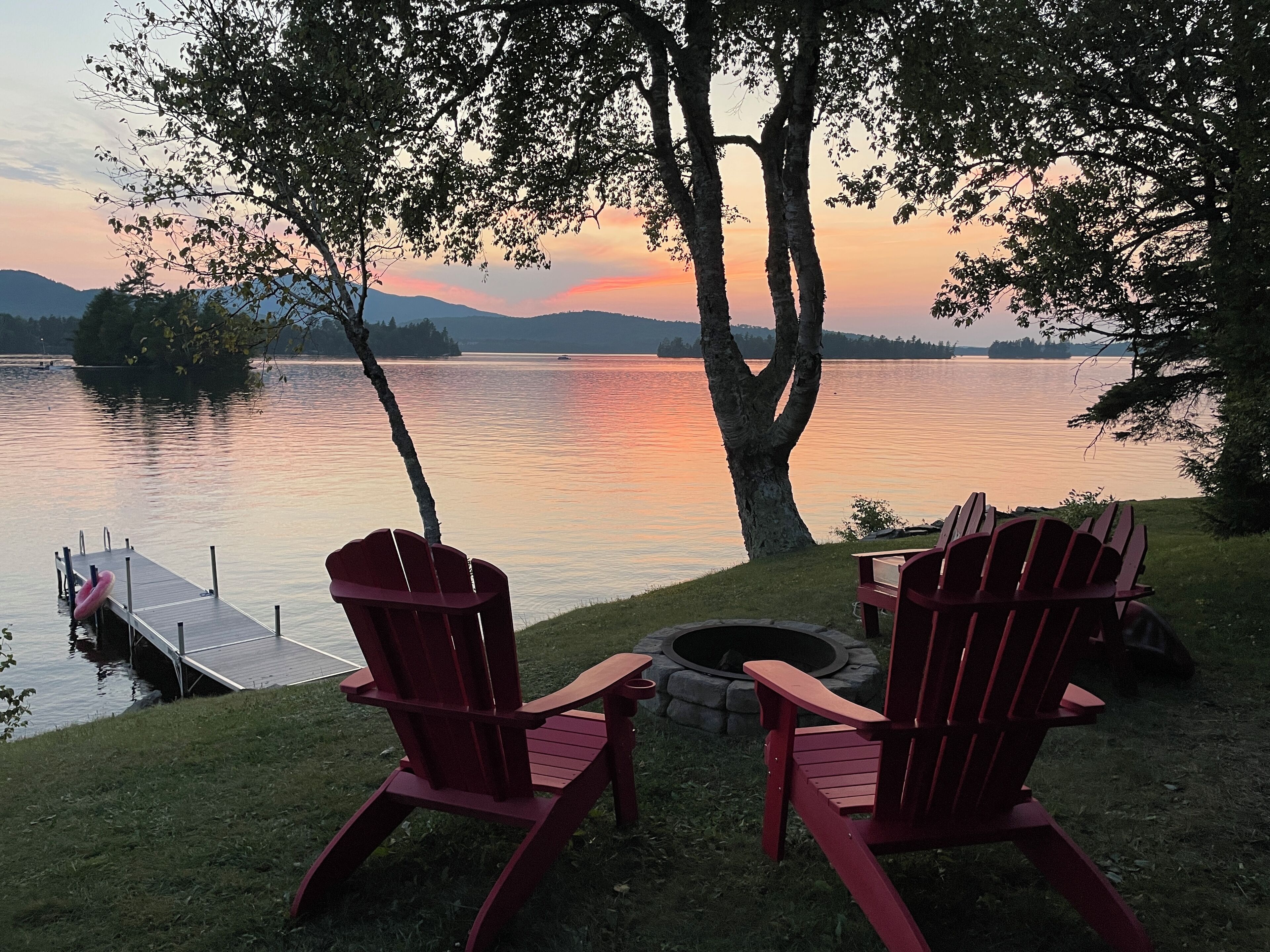 A Little Camp with Big Views & Amazing Sunsets Steps from Moosehead Lake