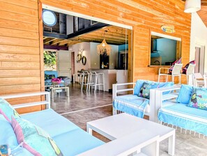 TV - VILLA MANGO (Eden Green)**** - swimming pool & Spa - 3 BEDROOMS 3 BATHROOMS (Saint-François)