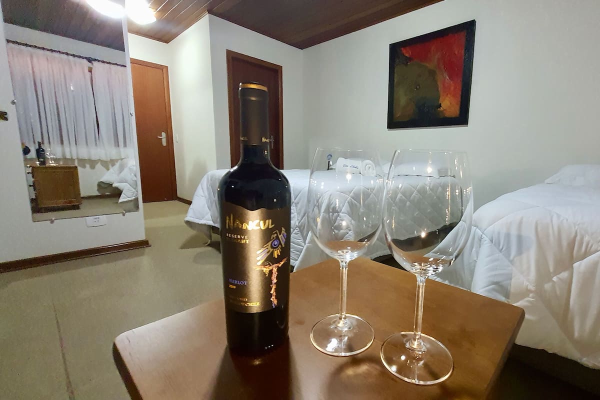 Habitación Deluxe con 1 cama matrimonial o 2 individuales | Sábanas de algodón egipcio, ropa de cama de alta calidad y minibar