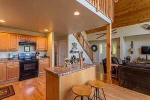 TV, fireplace, table football