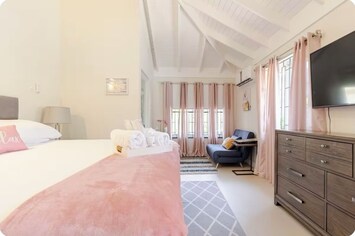 Master bedroom with sitting area