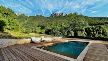 屋外プール、温水プール