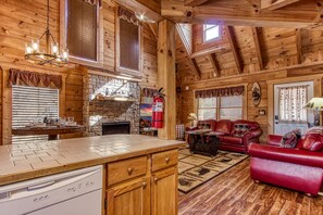 Interior - 2BR/2BA w/Kids’ Loft & Private Hot Tub | Cozy Winter Getaway | Behind Dollywood (Sevierville)