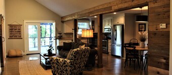 Escape to your cozy 2-bedroom cottage, just a hop away from Rock City