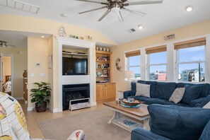 TV, DVD player, table football