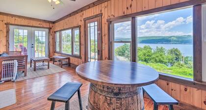 Watkins Glen Lakeview Cottage w/ Waterfall!