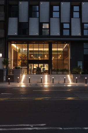 Front of property – evening/night