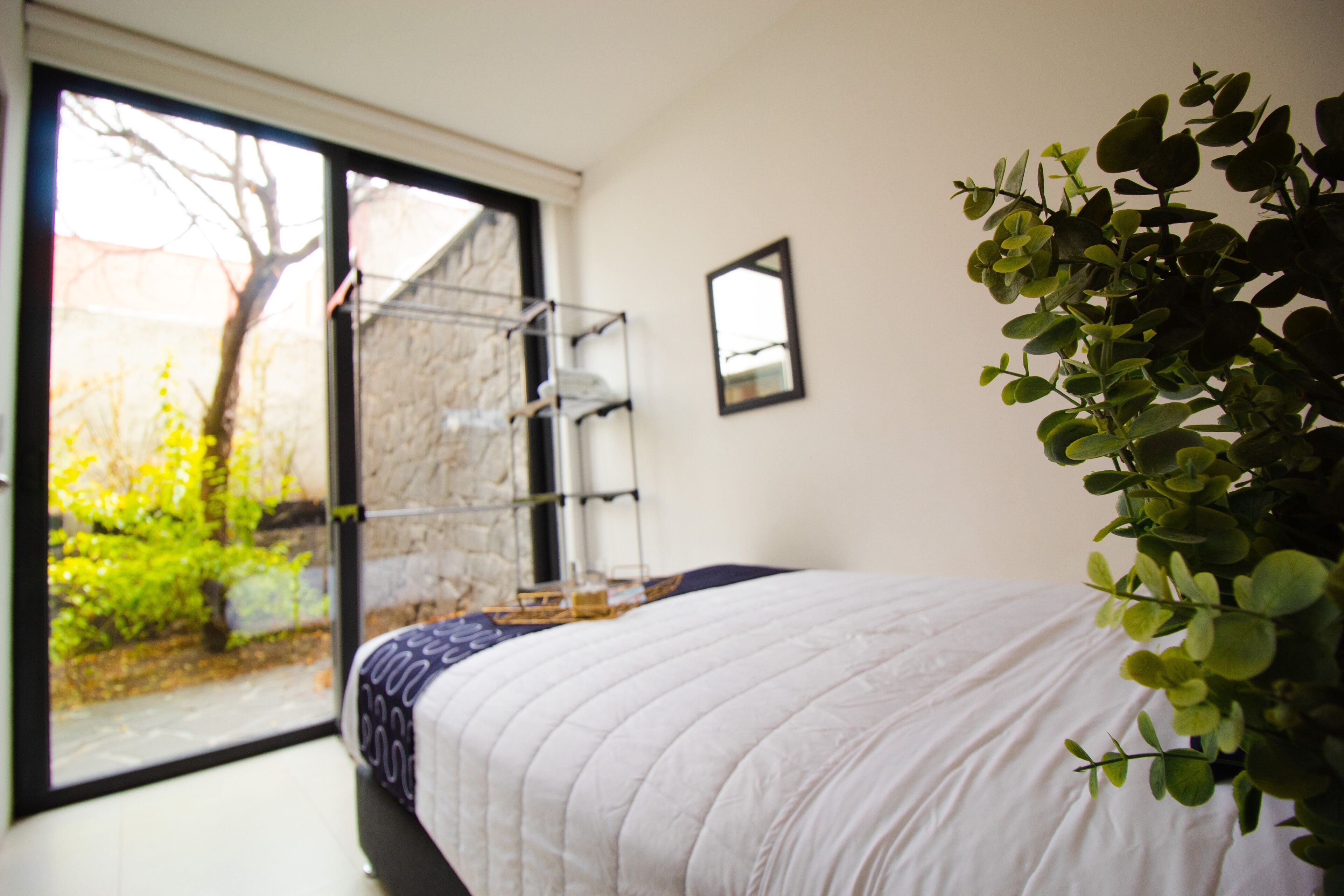 Blackout curtains, iron/ironing board, free WiFi, bed sheets